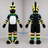 Custom Yellow and Black Zebra Mascot Costume Adult Full Body Suit for Sports Events