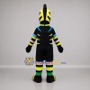 Custom Yellow and Black Zebra Mascot Costume Adult Full Body Suit for Sports Events