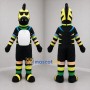 Custom Yellow and Black Zebra Mascot Costume Adult Full Body Suit for Sports Events