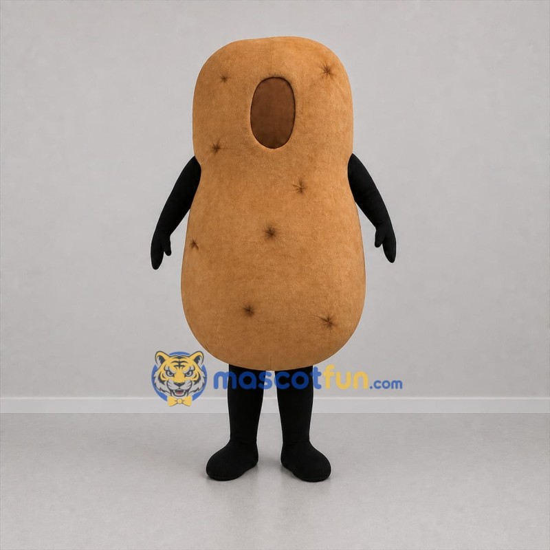 Custom Brown Potato Mascot Costume Adult Full Body Suit for Farmers Markets