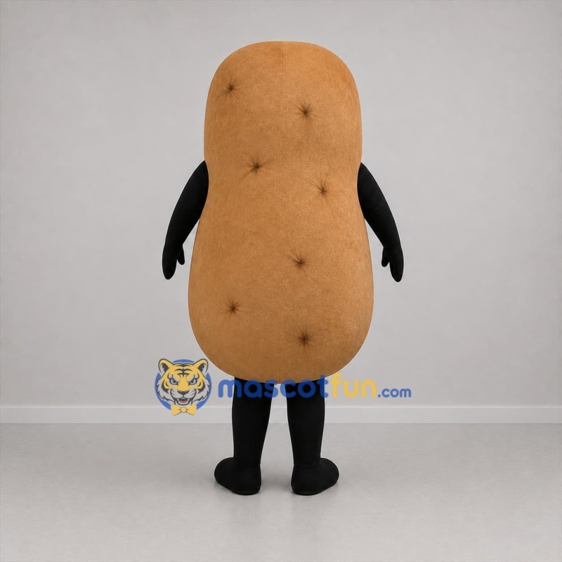 Custom Brown Potato Mascot Costume Adult Full Body Suit for Farmers Markets