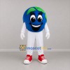 Custom Blue and Green Earth Mascot Costume Adult Full Body Suit for Environmental Events