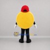 Custom Gold and Red Coin Mascot Costume Adult Full Body Suit for Financial Education Events