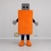 Custom Orange and Gray USB Flash Drive Mascot Costume Adult Full Body Suit for Technology Events