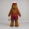 Custom Brown and Red Monkey Mascot Costume Adult Full Body Suit for Community Events