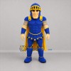 Custom Blue and Gold Knight Mascot Costume Adult Full Body Suit for Medieval Festivals