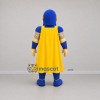 Custom Blue and Gold Knight Mascot Costume Adult Full Body Suit for Medieval Festivals