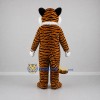 Custom Orange and White Tiger Mascot Costume Adult Full Body Suit for School Events