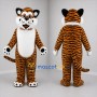 Custom Orange and White Tiger Mascot Costume Adult Full Body Suit for School Events