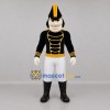 Custom Black and Gold Ceremonial Soldier Mascot Costume Adult Full Body Suit for Parades