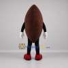 Custom Brown and White Football Mascot Costume Adult Full Body Suit for Football Games