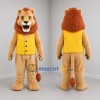 Custom Tan and Yellow Lion Mascot Costume Adult Full Body Suit for Community Events