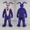Custom Purple and Cream Bunny Mascot Costume Adult Full Body Suit for Halloween Events
