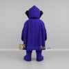 Custom Black and Purple Hooded Villain Mascot Costume Adult Full Body Suit for Halloween Events