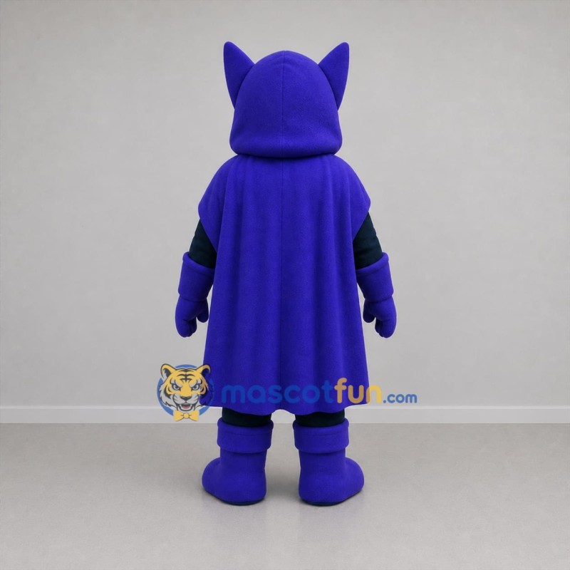 Custom Purple and Black Skeleton Warrior Mascot Costume Adult Full Body Suit for Halloween Events
