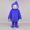 Custom Purple Hooded Character Mascot Costume Adult Full Body Suit for Theater Events