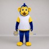 Custom Blue and Yellow Monkey Mascot Costume Adult Full Body Suit for Sports Events