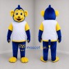 Custom Blue and Yellow Monkey Mascot Costume Adult Full Body Suit for Sports Events