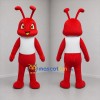 Custom Red and White Insect Mascot Costume Adult Full Body Suit for Nature Events