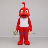 Custom Red and White Fantasy Creature Mascot Costume Adult Full Body Suit for Birthday Parties