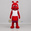Custom Red and White Ant Mascot Costume Adult Full Body Suit for Garden Events