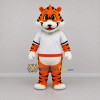 Custom Orange and White Tiger Mascot Costume Adult Full Body Suit for Sports Events