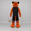 Custom Orange and Black Tiger Mascot Costume Adult Full Body Suit for Sports Events