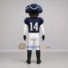 Custom Blue and White Patriot Mascot Costume Adult Full Body Suit for Football Games