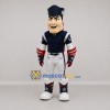 Custom Blue and Red Patriot Mascot Costume Adult Full Body Suit for Football Games