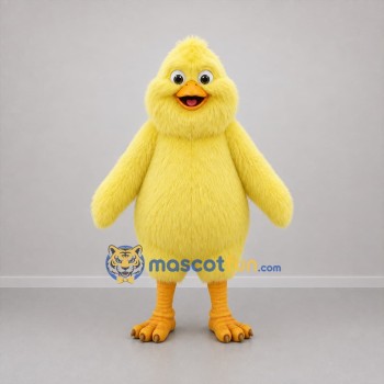 Custom Yellow Chick Mascot Costume Adult Full Body Suit for Easter Events