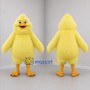 Custom Yellow Chick Mascot Costume Adult Full Body Suit for Easter Events