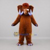 Custom Brown Mammoth Mascot Costume Adult Full Body Suit for Museum Events