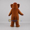Custom Brown Mammoth Mascot Costume Adult Full Body Suit for Museum Events