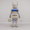 Custom Gray and Blue Robot Mascot Costume Adult Full Body Suit for Technology Events