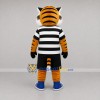 Custom Orange and Black Tiger Mascot Costume Adult Full Body Suit for Sports Events