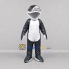 Custom Gray and White Shark Mascot Costume Adult Full Body Suit for Ocean Events