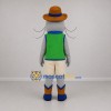 Custom Gray and Green Catfish Cowboy Mascot Costume Adult Full Body Suit for Fishing Events