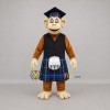 Custom Brown and Blue Monkey in Kilt Mascot Costume Adult Full Body Suit for Cultural Festivals