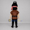Custom Brown and Black Pirate Mascot Costume Adult Full Body Suit for Pirate Parties