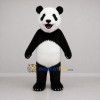 Custom Black and White Panda Mascot Costume Adult Full Body Suit for Zoo Events