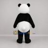 Custom Black and White Panda Mascot Costume Adult Full Body Suit for Zoo Events