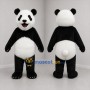 Custom Black and White Panda Mascot Costume Adult Full Body Suit for Zoo Events