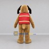 Custom Brown and Red Rescue Dog Mascot Costume Adult Full Body Suit for Community Events