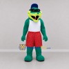 Custom Green and Red Crocodile Mascot Costume Adult Full Body Suit for Summer Events