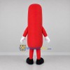 Custom Red Sausage Mascot Costume Adult Full Body Suit for Food Festivals