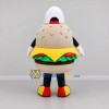 Custom Tan and Yellow Cheeseburger Mascot Costume Adult Full Body Suit for Restaurant Promotions