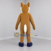 Custom Tan and White Dog Mascot Costume Adult Full Body Suit for Pet Events