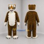 Custom Brown and White Tiger Mascot Costume Adult Full Body Suit for Wildlife Events