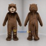 Custom Brown Otter Mascot Costume Adult Full Body Suit for Wildlife Events
