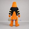 Custom Orange and Black Eagle Mascot Costume Adult Full Body Suit for Sports Events